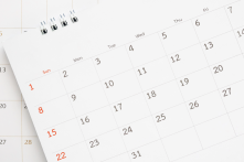 シュテルン天王寺の営業日カレンダーの画像