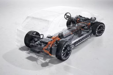メルセデス・ベンツの電気自動車の画像