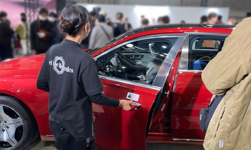 乗車体験の様子