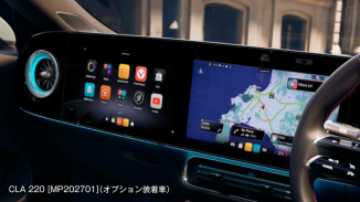 新型CLA（MBUXスーパースクリーン）