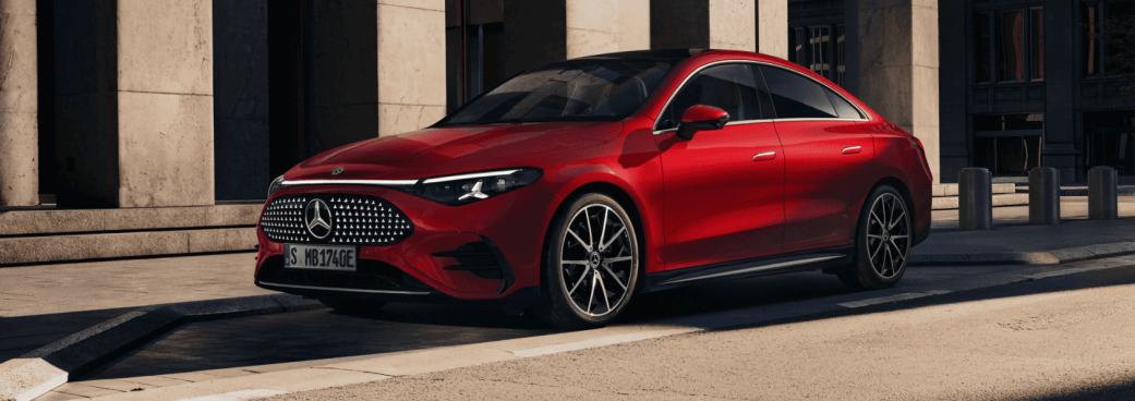 「CLA with EQ Technology」、「CLA Shooting Brake with EQ Technology」