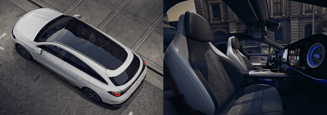 「CLA with EQ Technology」、「CLA Shooting Brake with EQ Technology」