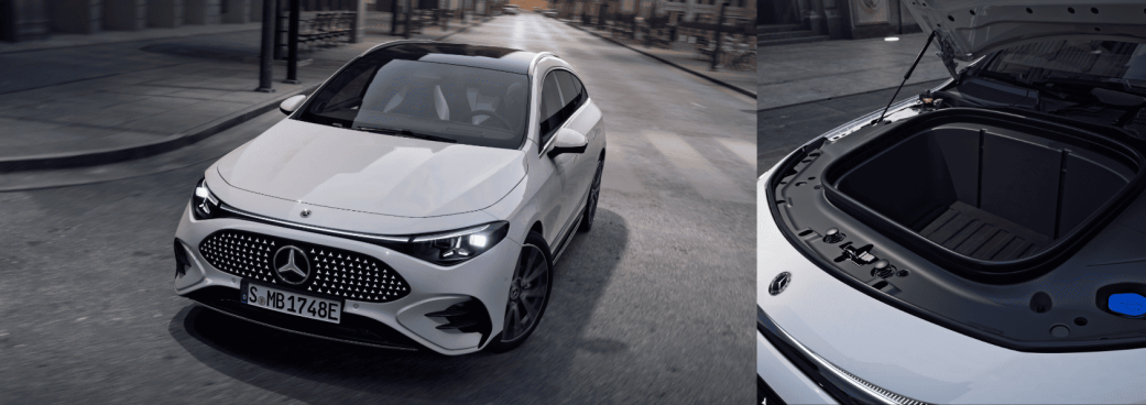 「CLA with EQ Technology」、「CLA Shooting Brake with EQ Technology」