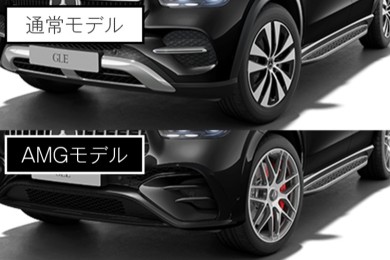 タイヤ・ホイール／通常モデルとAMGモデルの比較