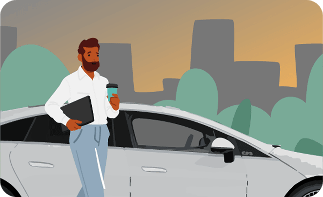 早朝深夜の出発帰宅