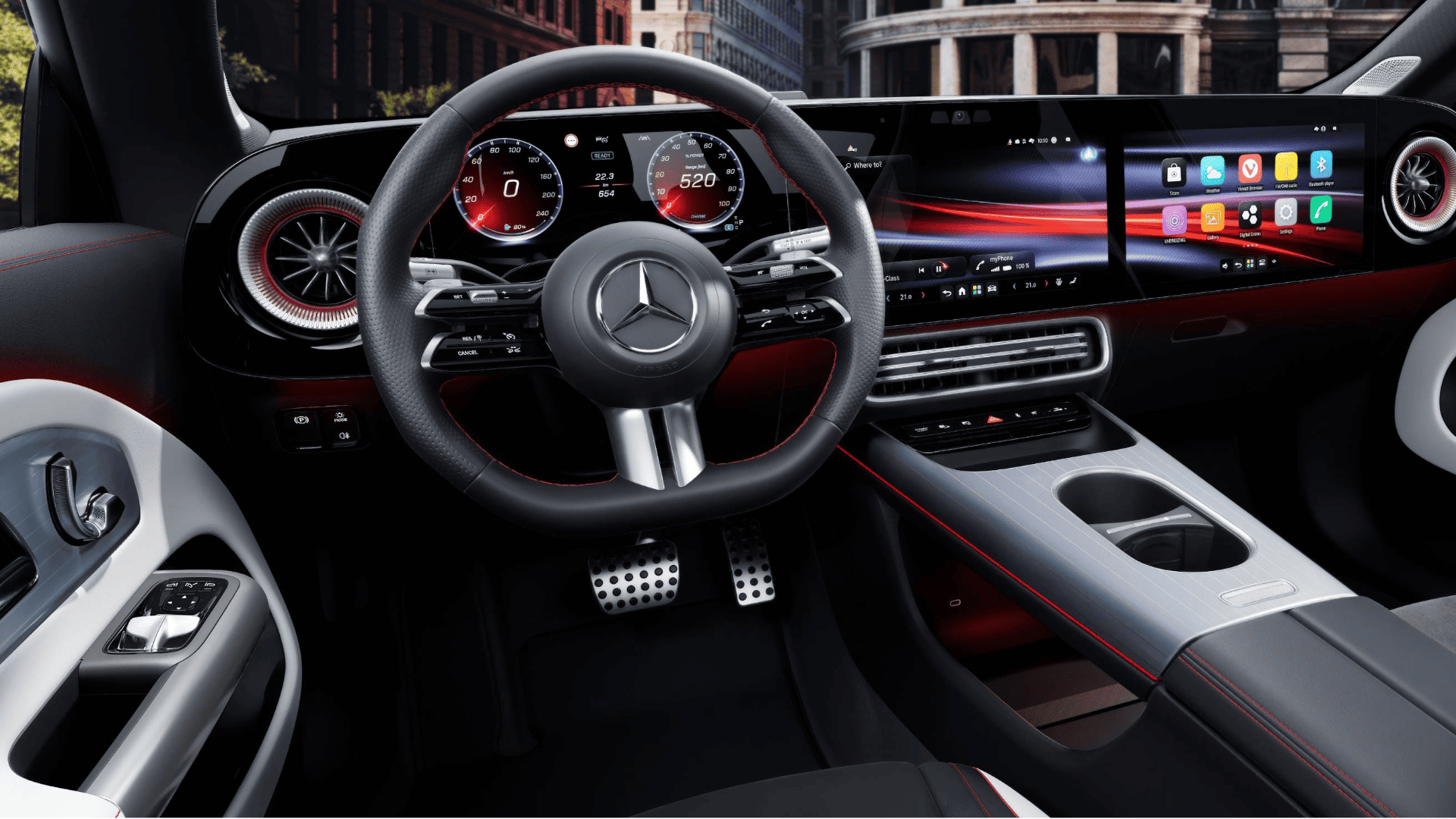 CLA Shooting Brake with EQ Technologyの画像